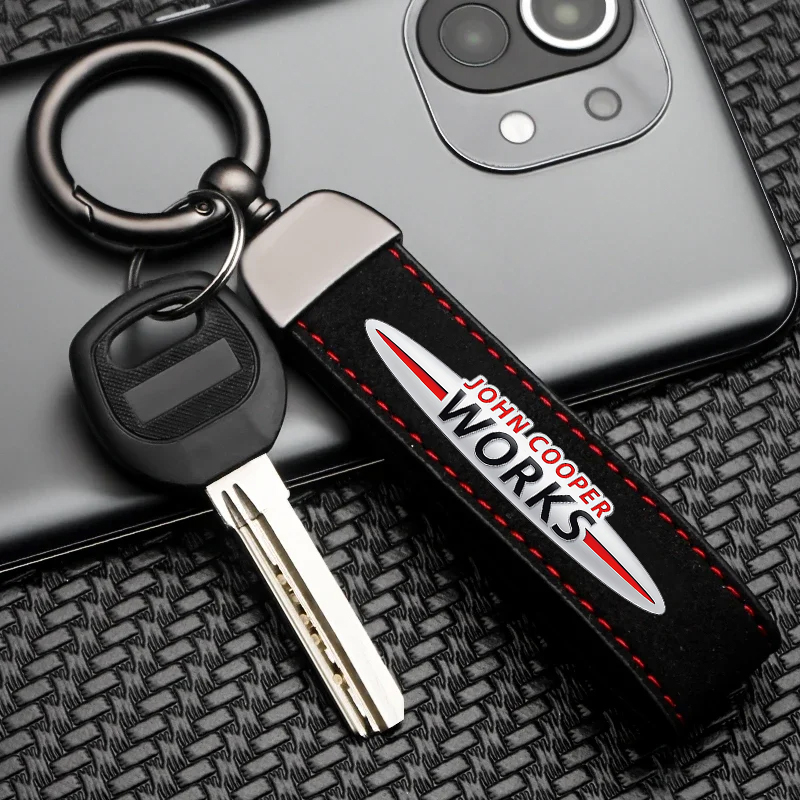 Leatherwork Logo - Брелок-подвеска с логотипом Mini Cooper One