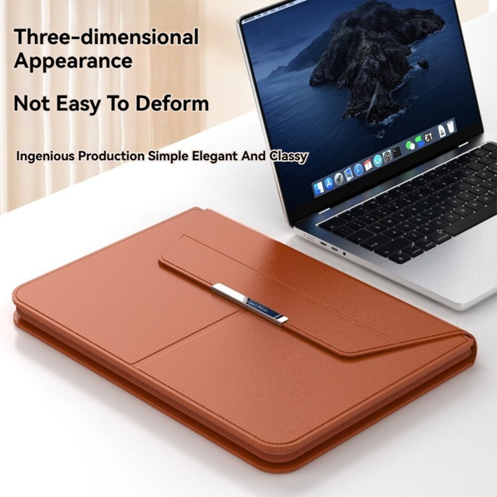 Leather Work Laptop Bag - Чехол-портфель для ноутбуков 13-14/15-16 дюймов с