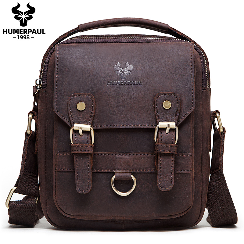 Leather Work Bag Mens - Мужская сумка LAREET из натуральной кожи: