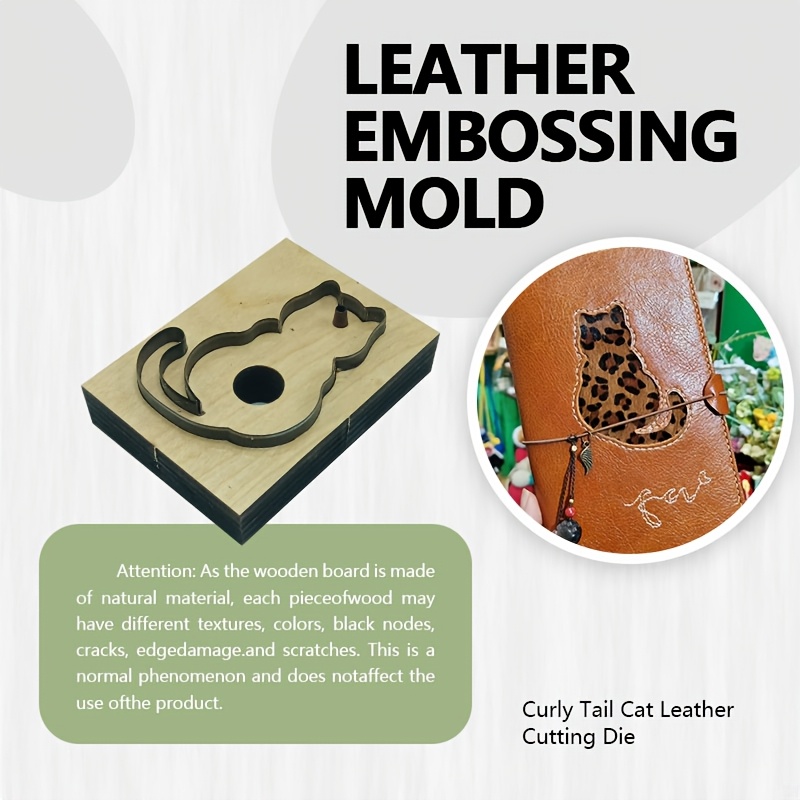 Leatherwork Projects - Инструмент для вырезания кожи: штамп «Кошачий