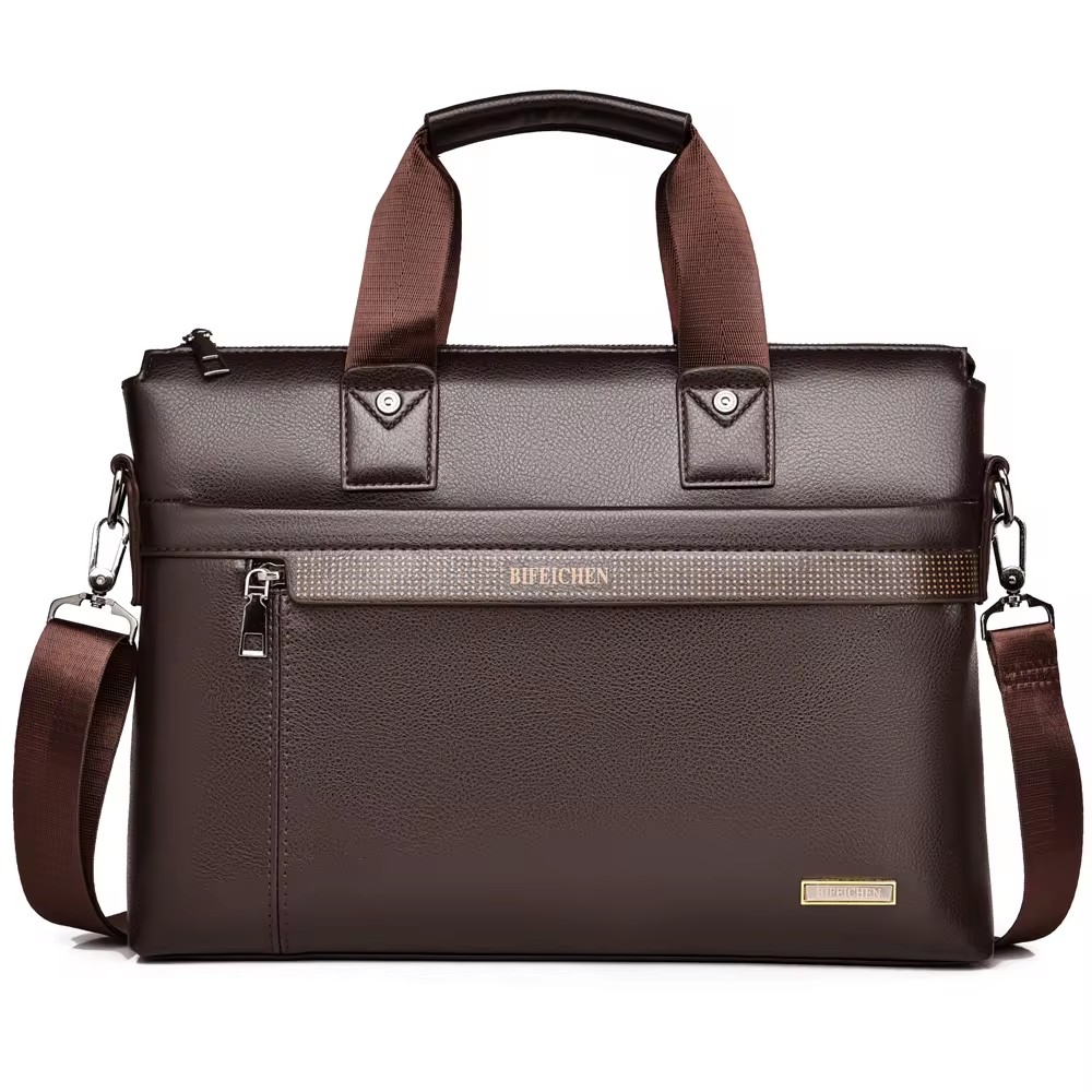 Leather Work Laptop Bag - Новая мужская деловая сумка-портфель 2026 года