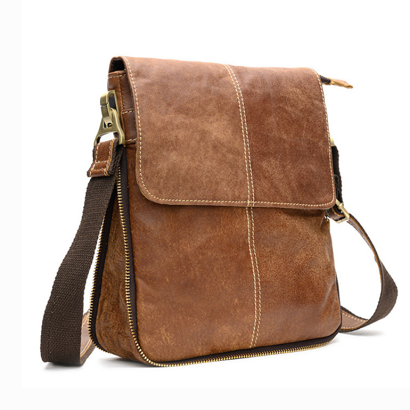 Leather Work Bag Men - Мужская сумка из натуральной кожи, мужская