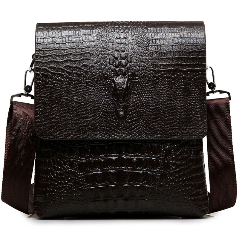Leather Work Bag Men - Роскошная брендовая сумка-мессенджер, мужская кожаная деловая