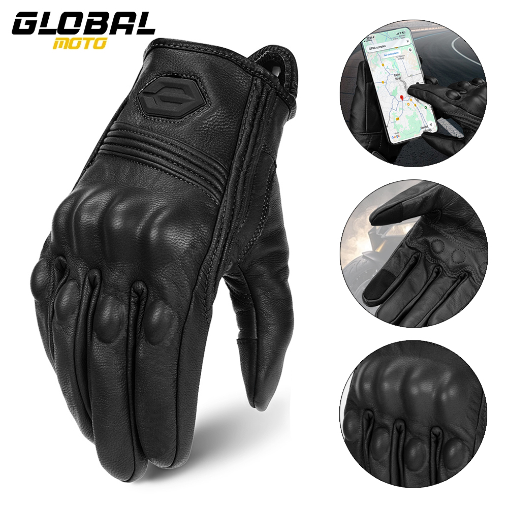 Leather Work Winter Gloves - Зимние мотоциклетные перчатки, кожаные защитные перчатки