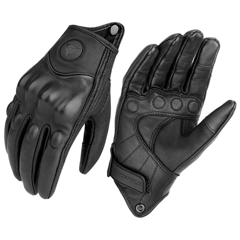 Leather Work Winter Gloves - Мотоциклетные перчатки для мужчин и женщин,