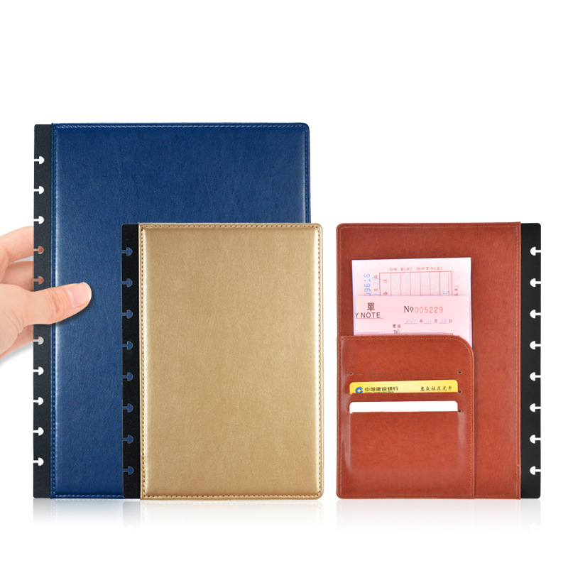 Leather Work Diary - Блокнот с кожаной обложкой на кольцах,
