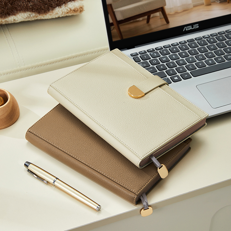 Leatherwork Plans - Простой блокнот A5 для делового офиса,