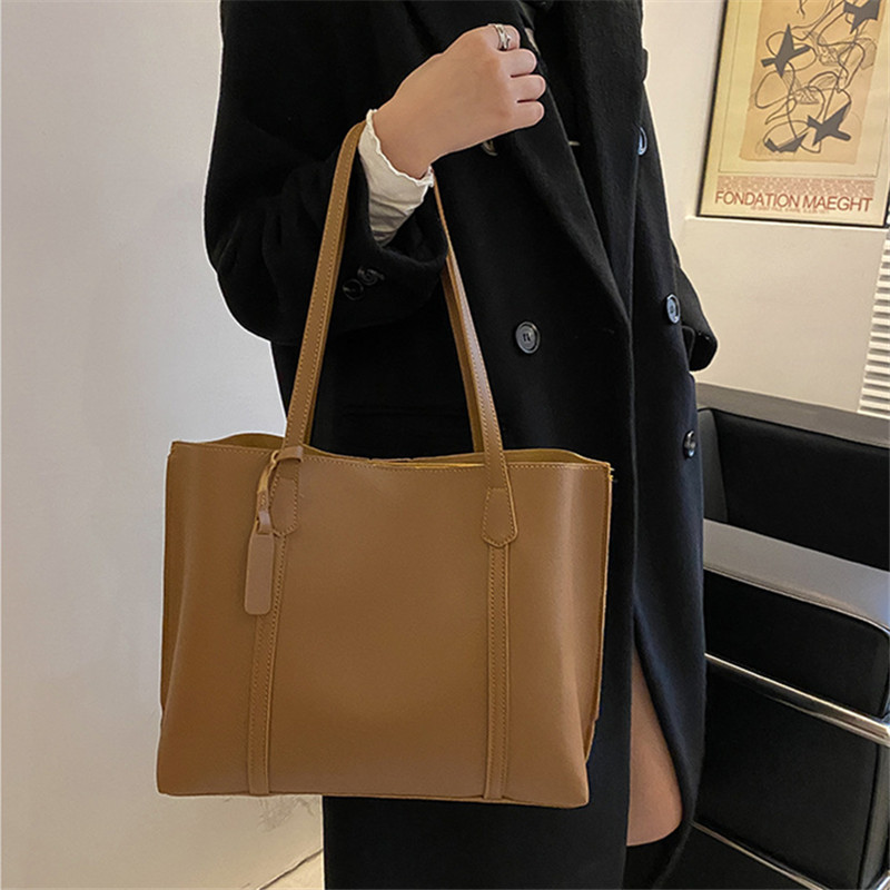 Классическая черная сумка-тоут – обзор и цена Leather Work Bag Women