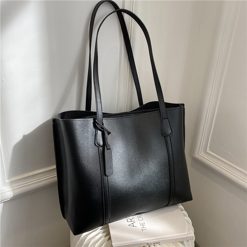 Классическая черная сумка-тоут – обзор и цена Leather Work Bag Women