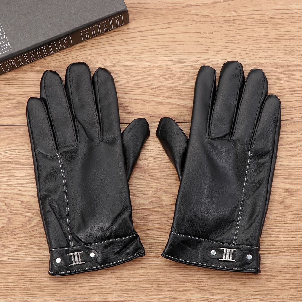 Мужские флисовые теплые кожаны – обзор и цена Leather Work Winter Gloves