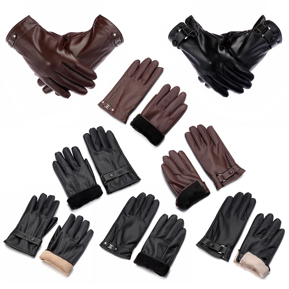 Мужские флисовые теплые кожаны – обзор и цена Leather Work Winter Gloves
