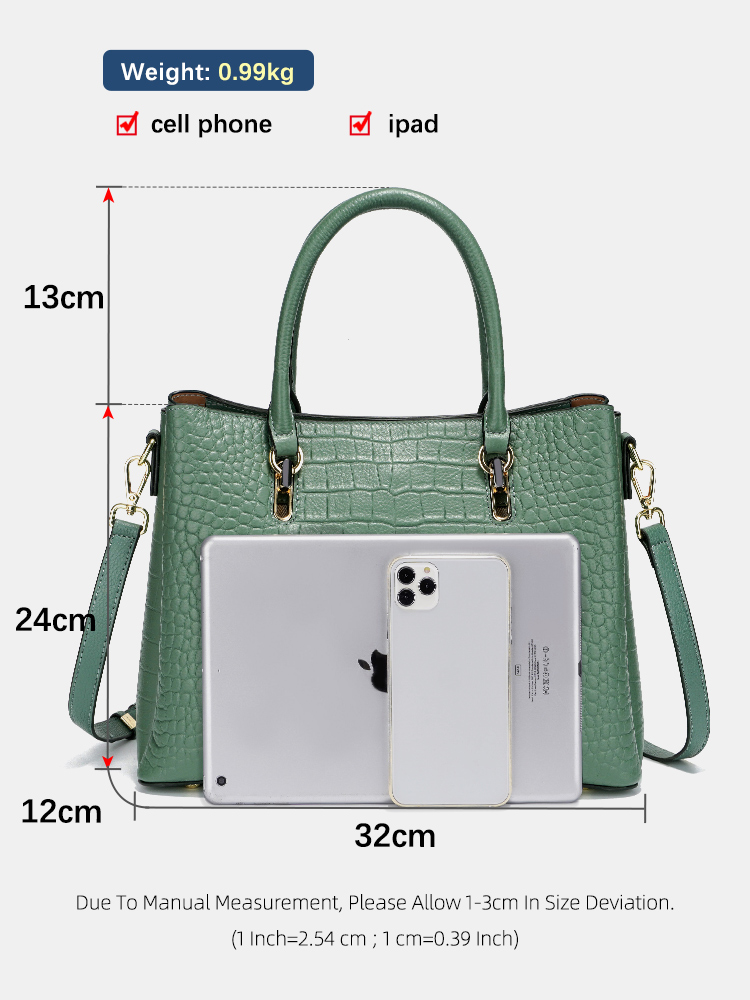 Женская сумка Zency из натурал – обзор и цена Leather Work Bag Women