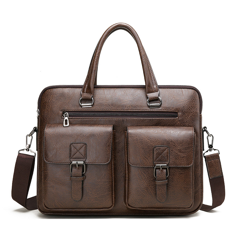 Роскошный брендовый деловой по – обзор и цена Leather Work Laptop Bag