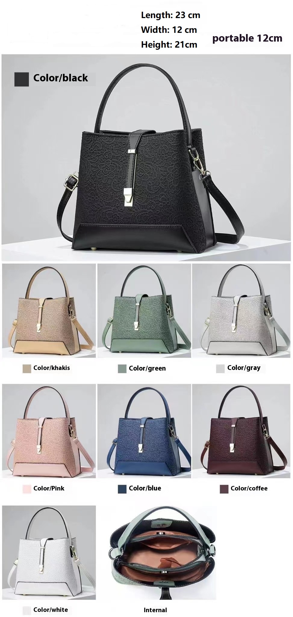 Новая роскошная кожаная сумка- – обзор и цена Leather Work Bag Women