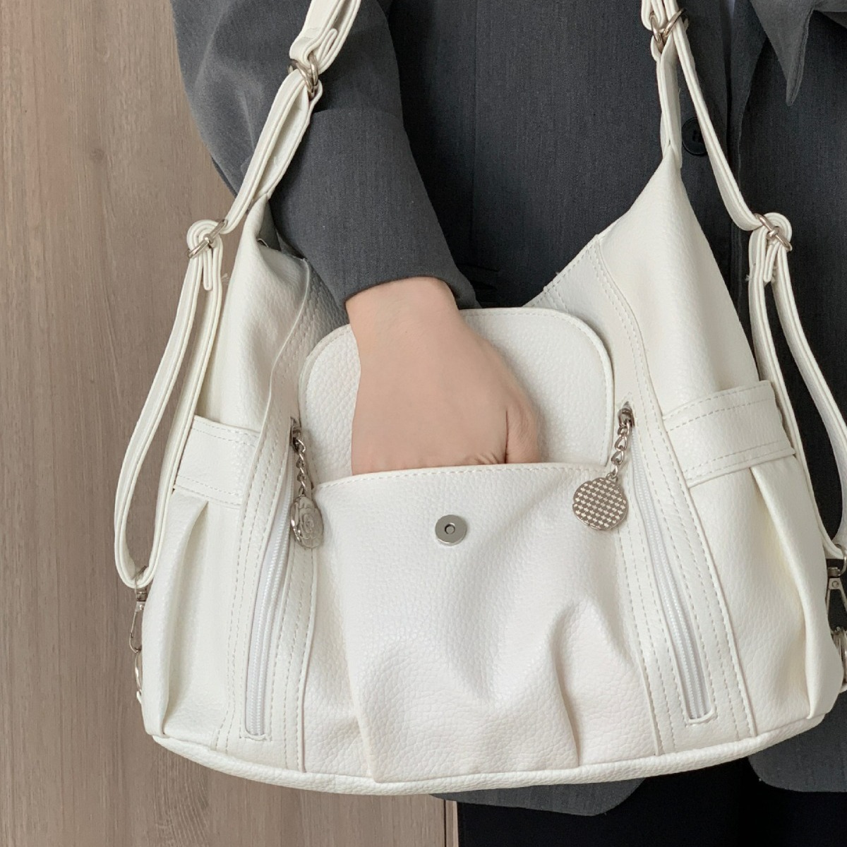 Женская красивая сумка, модная – обзор и цена Leather Work Bag Women