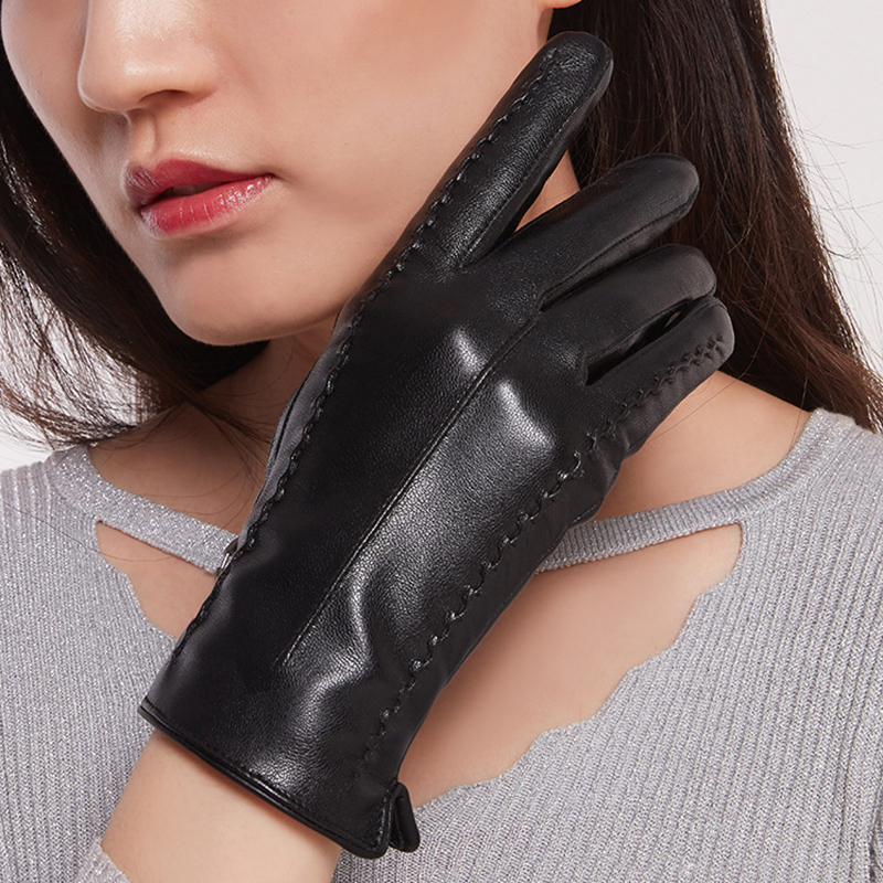 Женские перчатки из овчины, зи – обзор и цена Leather Work Winter Gloves