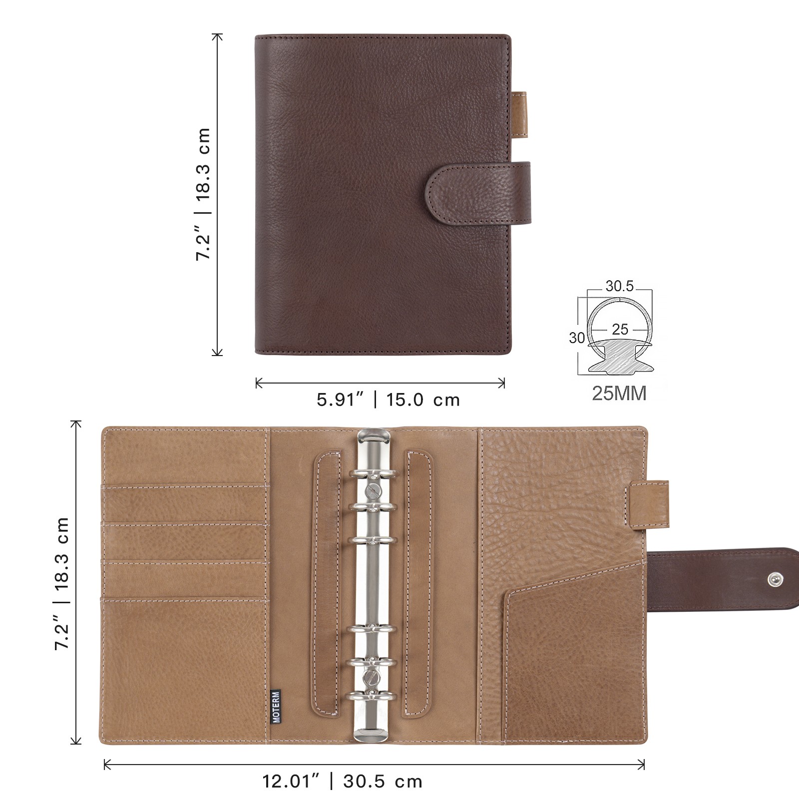 Moterm Franklin Covey компактн – обзор и цена Leather Work Diary