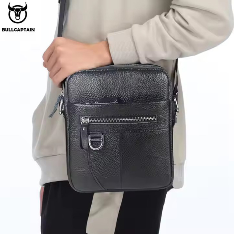 BULLCAPTAIN Мужская кожаная су – обзор и цена Leather Work Bag Men
