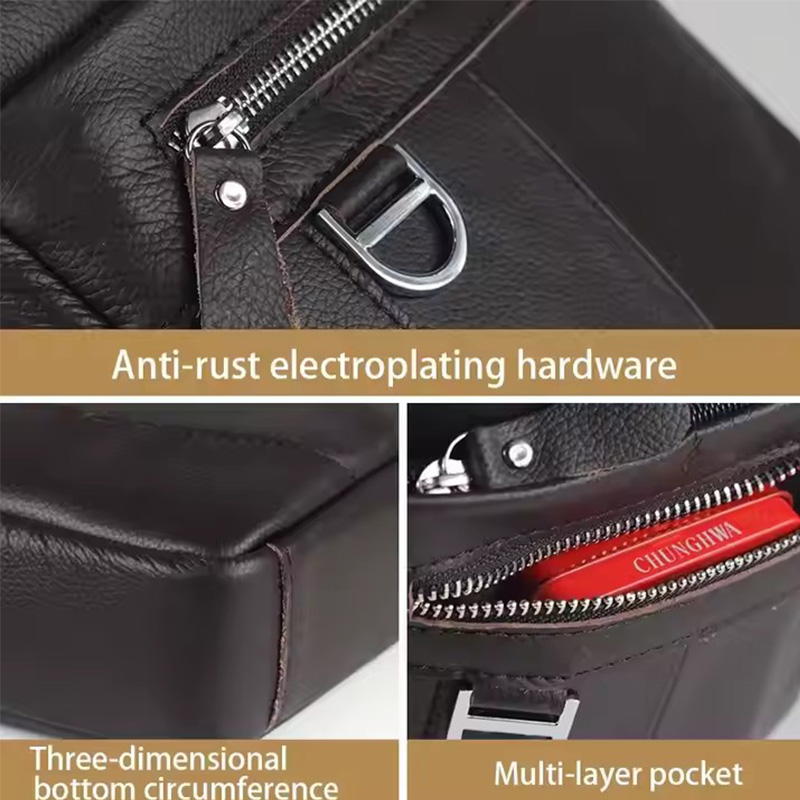 BULLCAPTAIN Мужская кожаная су – обзор и цена Leather Work Bag Men