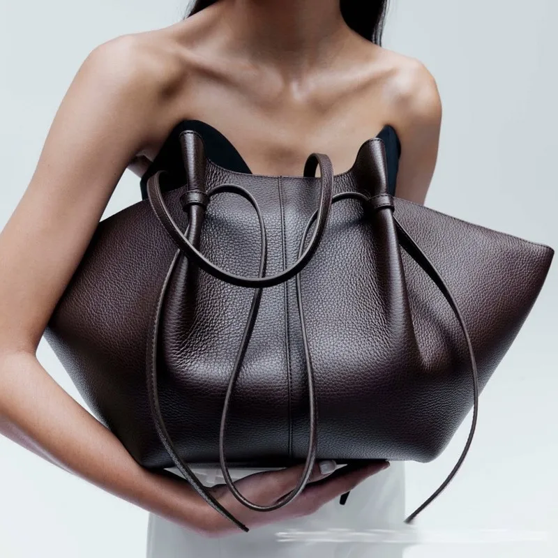 Женская кожаная сумка через пл – обзор и цена Leather Work Bag Women
