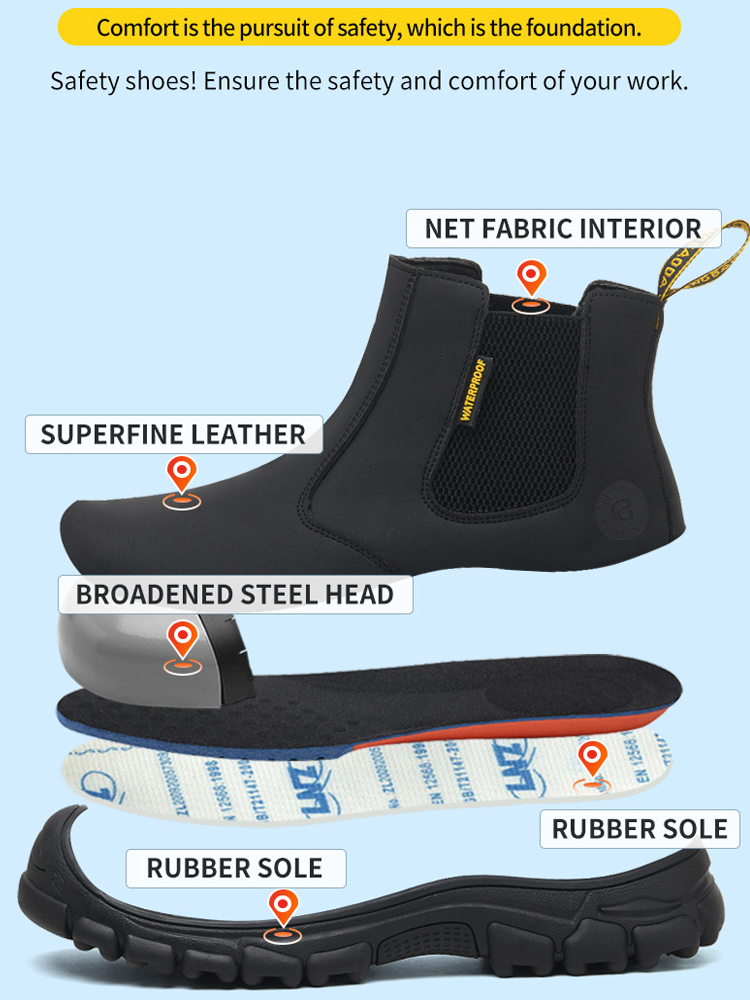Водонепроницаемые рабочие боти – обзор и цена Leather Work Fabric
