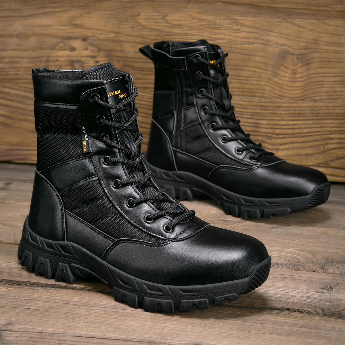 Мужская уличная походная обувь – обзор и цена Leather Work Fabric