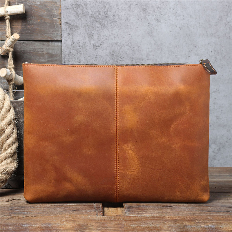 Винтажная мужская сумка-клатч  – обзор и цена Leather Work Laptop Bag