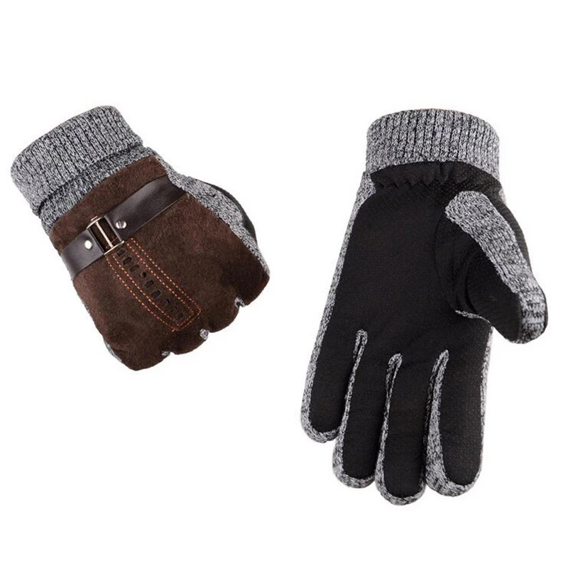 Мужские шерстяные перчатки, зи – обзор и цена Leather Work Winter Gloves