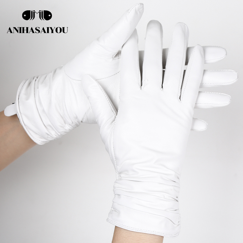 Модные комфортные белые перчат – обзор и цена Leather Work Winter Gloves