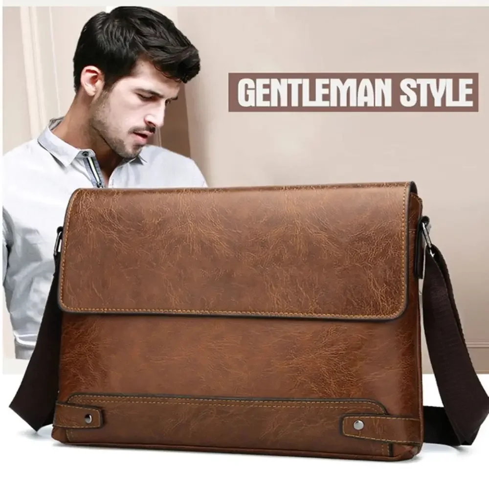 Мужской портфель из искусствен – обзор и цена Leather Work Laptop Bag