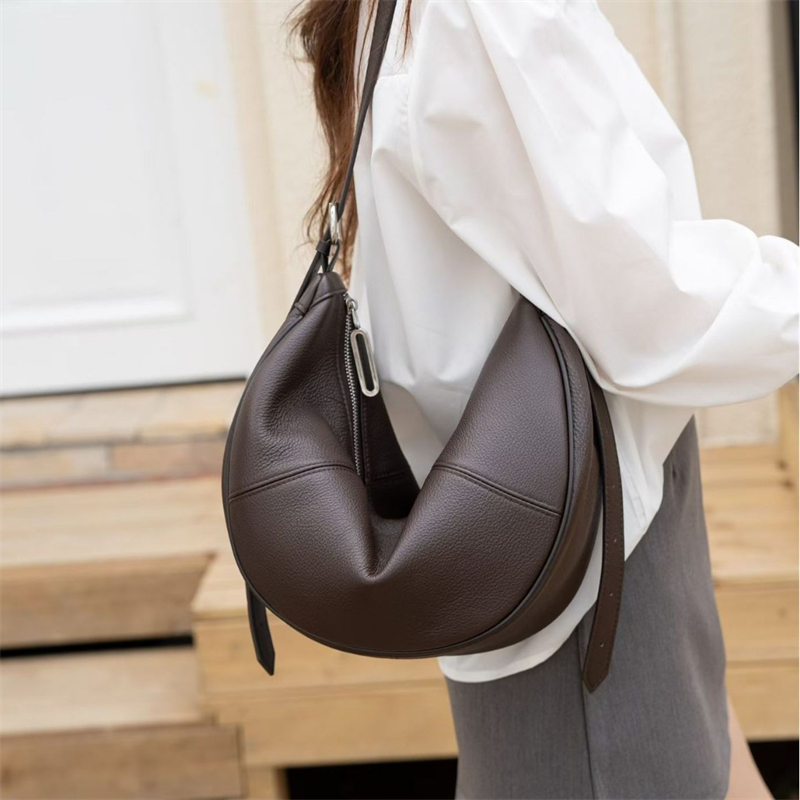 Сумка-хобо BURMINSA из мягкой  – обзор и цена Leather Work Bag Women
