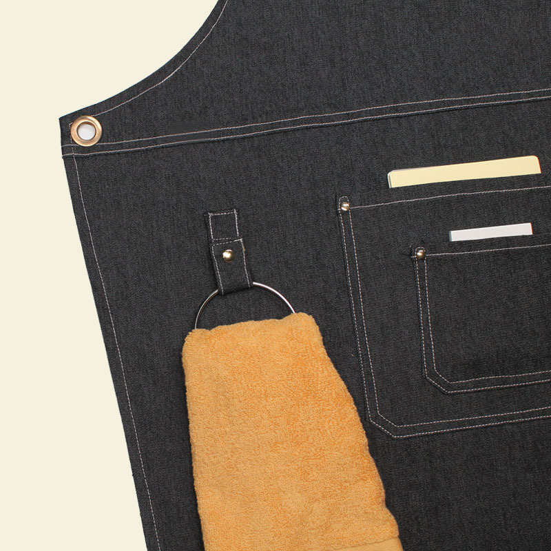 Джинсовый рабочий фартук с цве – обзор и цена Leatherwork Logo