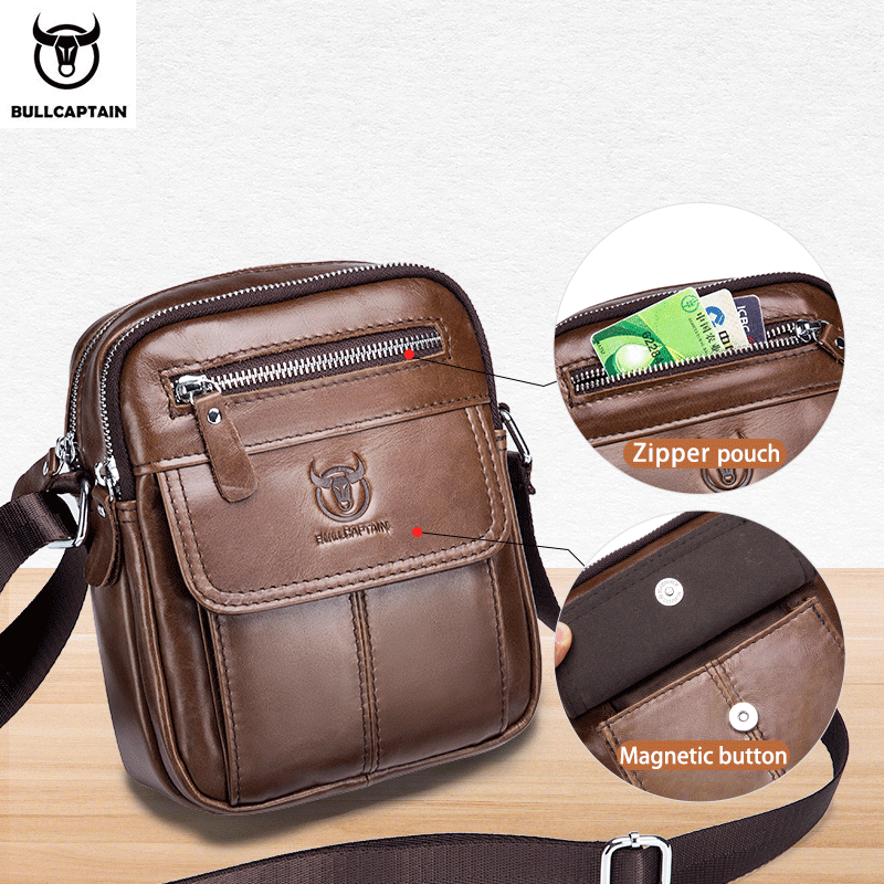Bullcaptain повседневные мужск – обзор и цена Leather Work Bag Men
