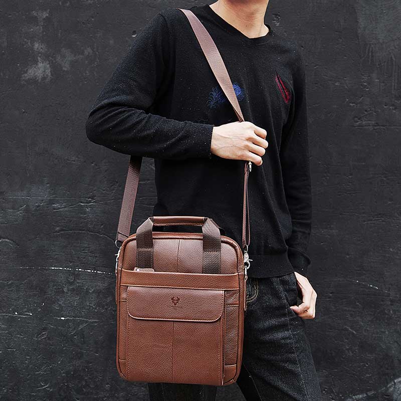 Прочные сумки из натуральной к – обзор и цена Leather Work Bag Men