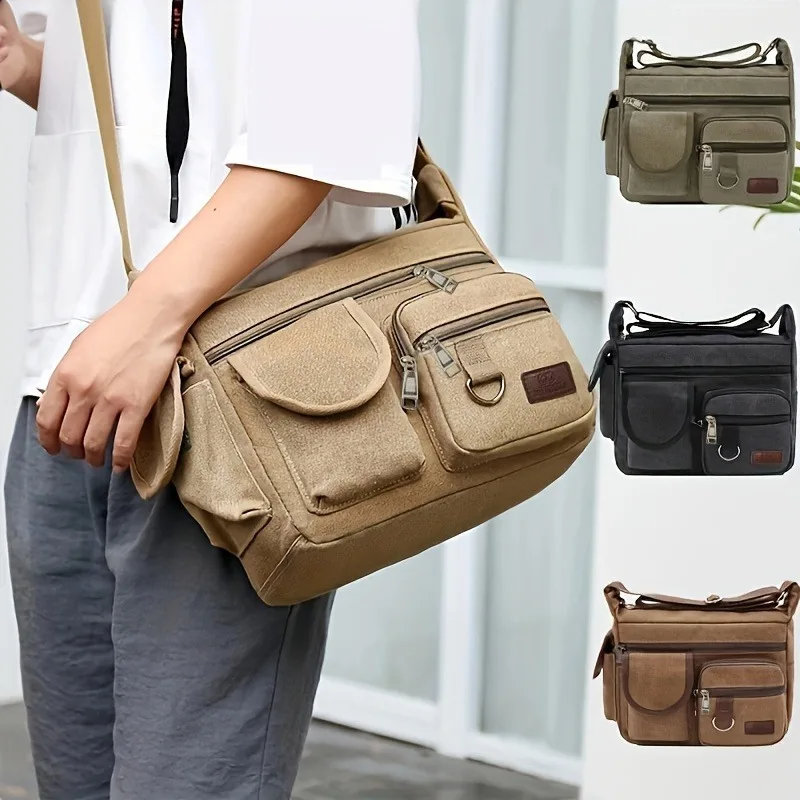 Новая сумка через плечо с неск – обзор и цена Leather Work Bag Men