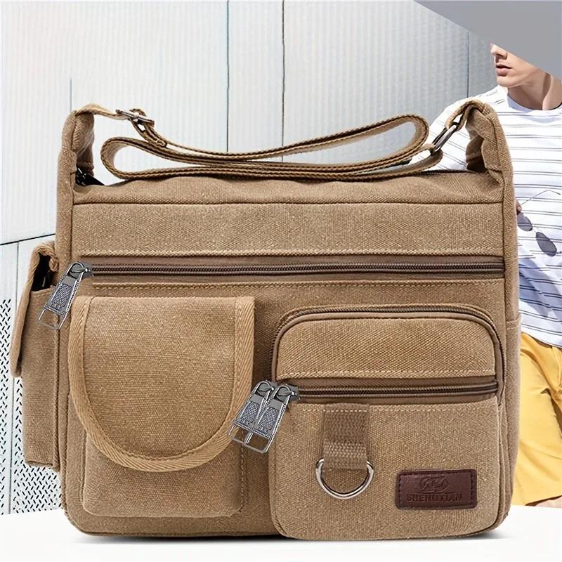 Новая сумка через плечо с неск – обзор и цена Leather Work Bag Men